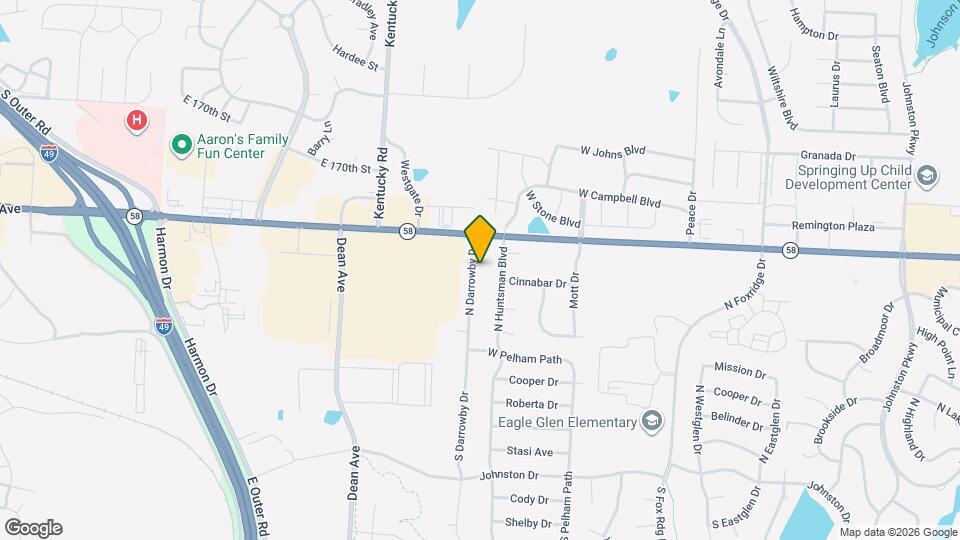 303 N Darrowby Dr Mapa y Detalles de la Ubicación