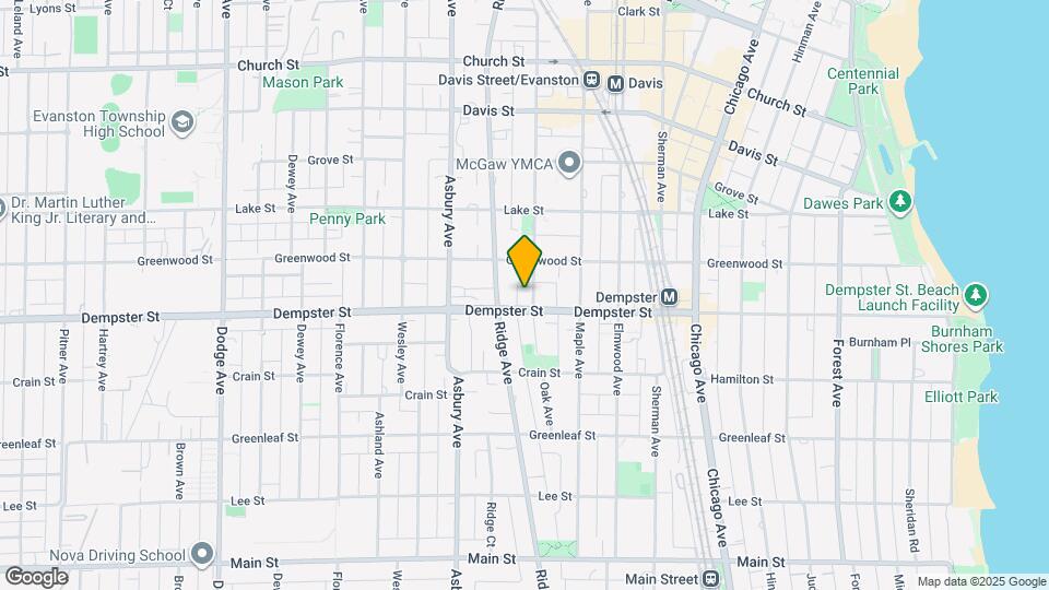 1306 Oak Ave Map and Location Details