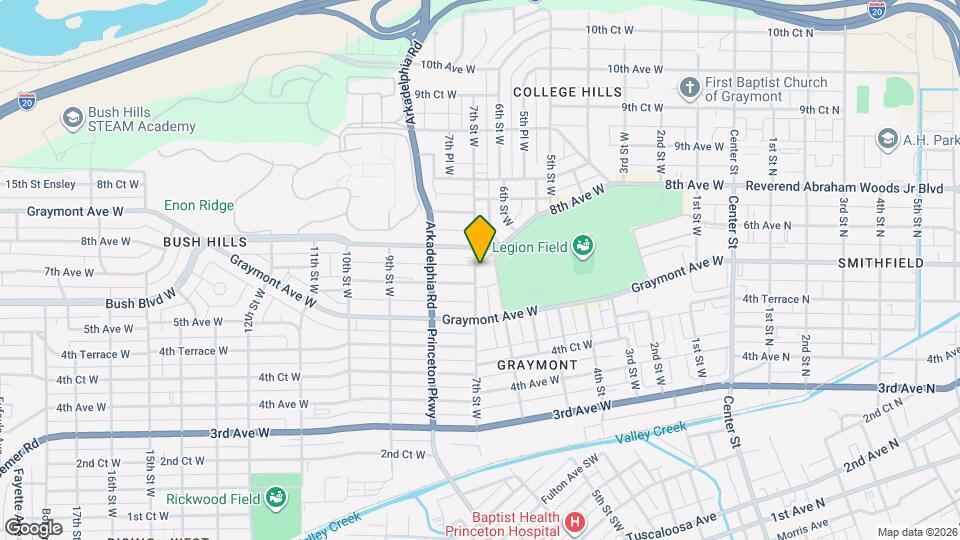 617 7th St W Map and Location Details