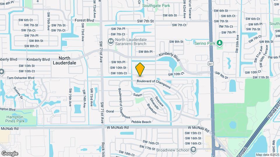 6575 Boulevard of Champions Map and Location Details