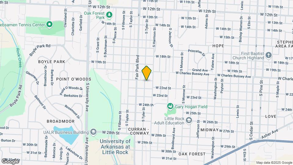 2103 S Tyler St Map and Location Details
