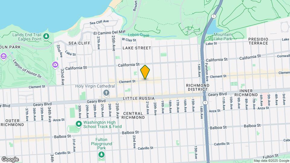 2001-2011 Clement St Map and Location Details