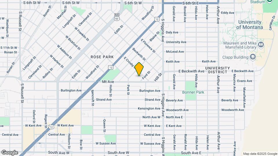 615 Ford St Map and Location Details
