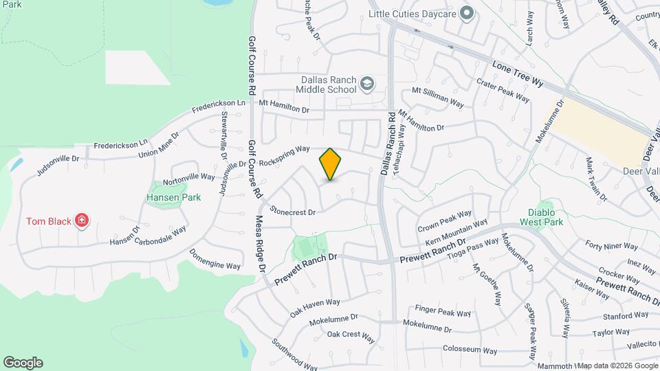 1107 Ranch Point Way Map and Location Details