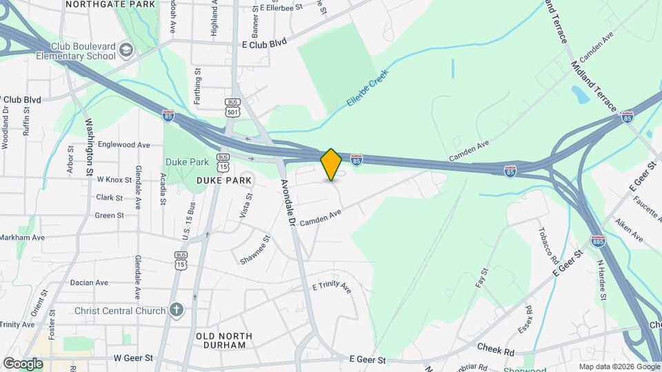 Camden Pointe Apartments Mapa y Detalles de la Ubicación