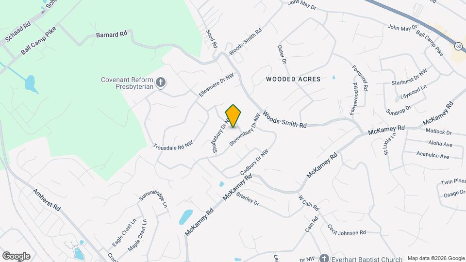 5601 Ludbury Ln NW Map and Location Details