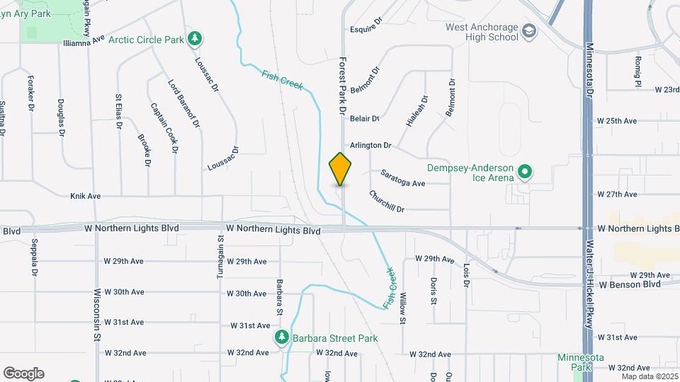 2644 Forest Park Dr Map and Location Details