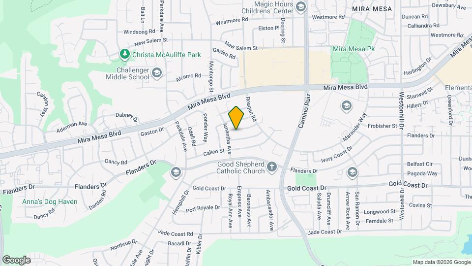 8055 Kenova St Map and Location Details