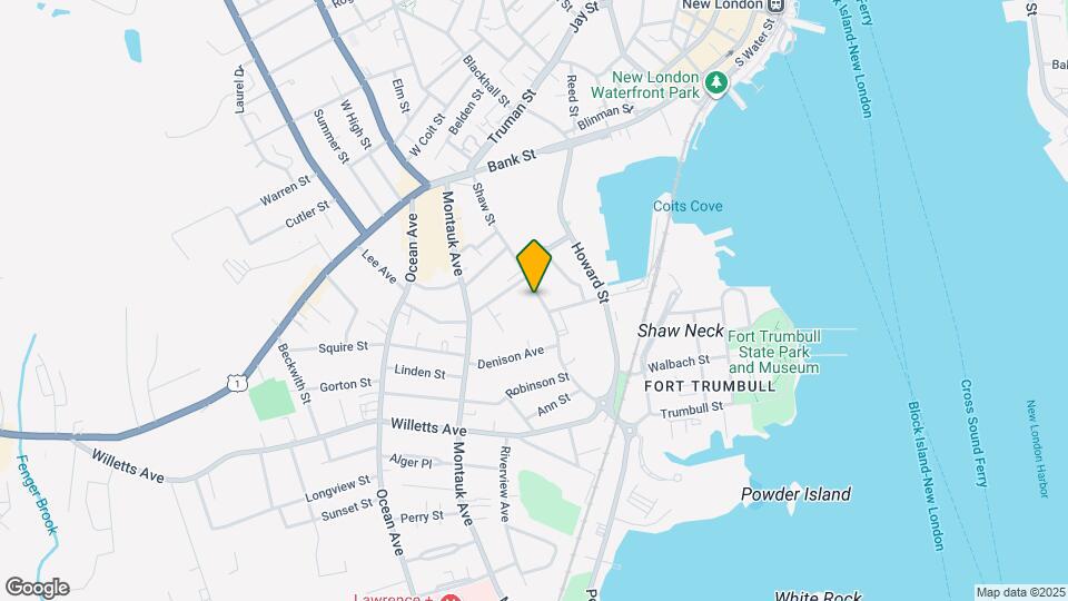 121 Shaw St Map and Location Details