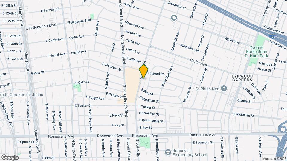 2120-2200 Bullis Rd Mapa y Detalles de la Ubicación