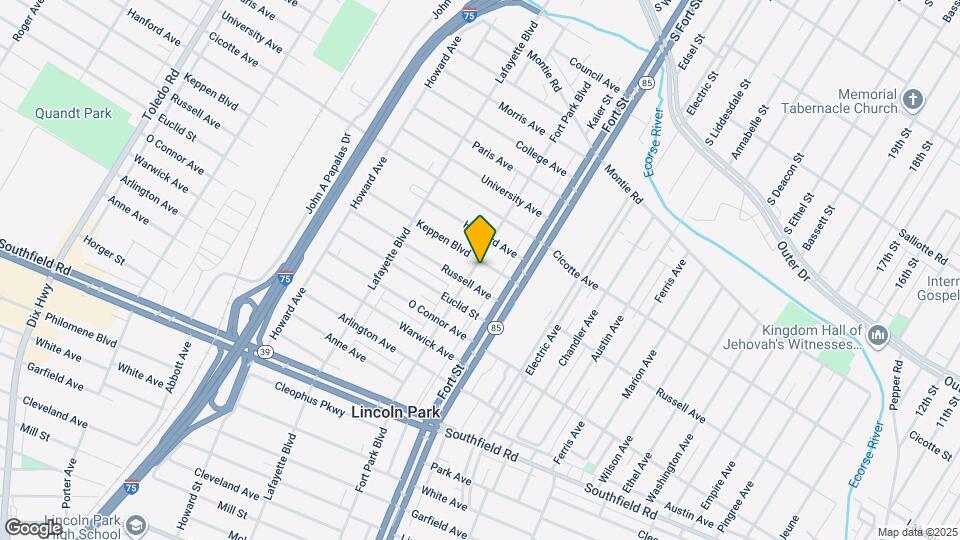 1459 Fort Park Blvd, Unit 3 Mapa y Detalles de la Ubicación