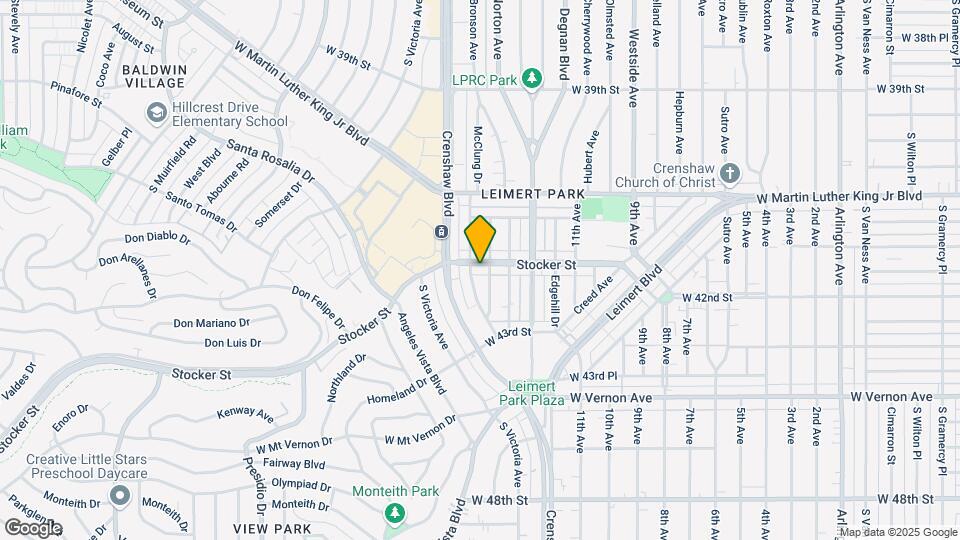 3508 Stocker St Mapa y Detalles de la Ubicación