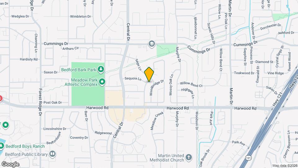 3016 Oakridge Dr Map and Location Details