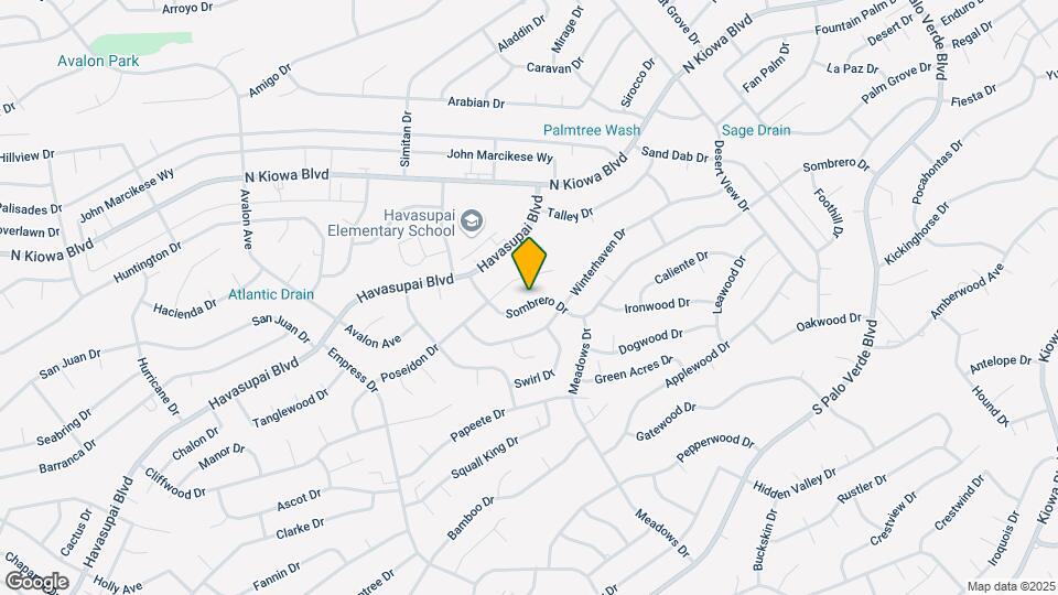 2931 Sombrero Dr Mapa y Detalles de la Ubicación
