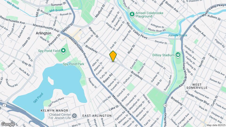 70 Tufts St, Unit 1 Mapa y Detalles de la Ubicación