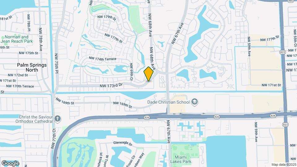 6882 NW 173rd Dr Map and Location Details