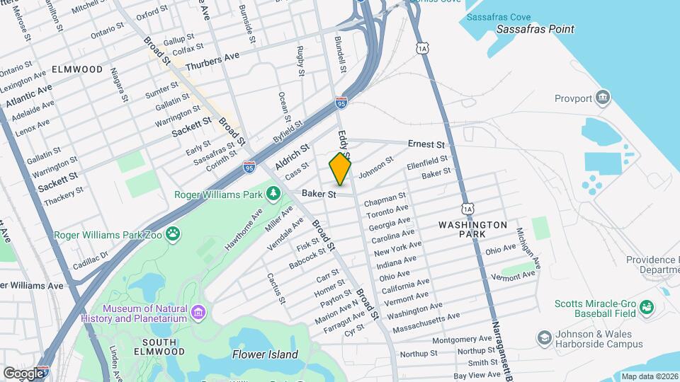 183 Baker St Map and Location Details