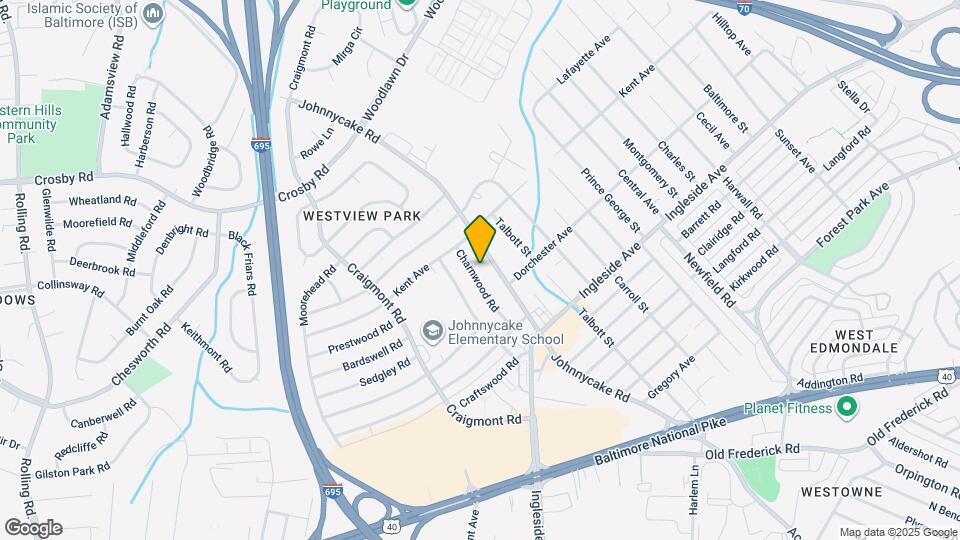 5922 Charnwood Rd Map and Location Details