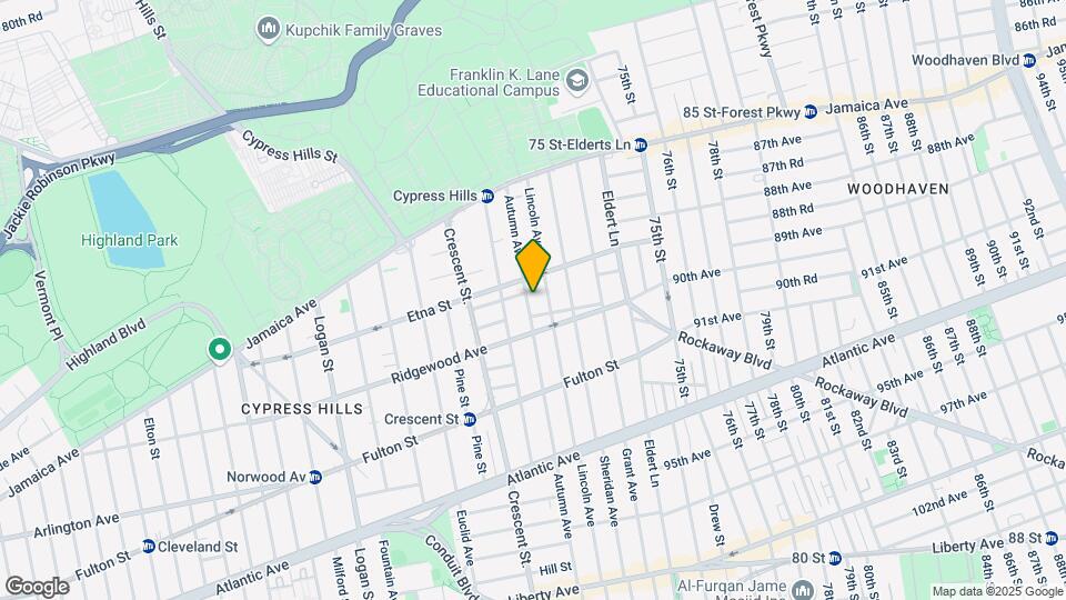 139 Autumn Ave, Unit 1 Map and Location Details