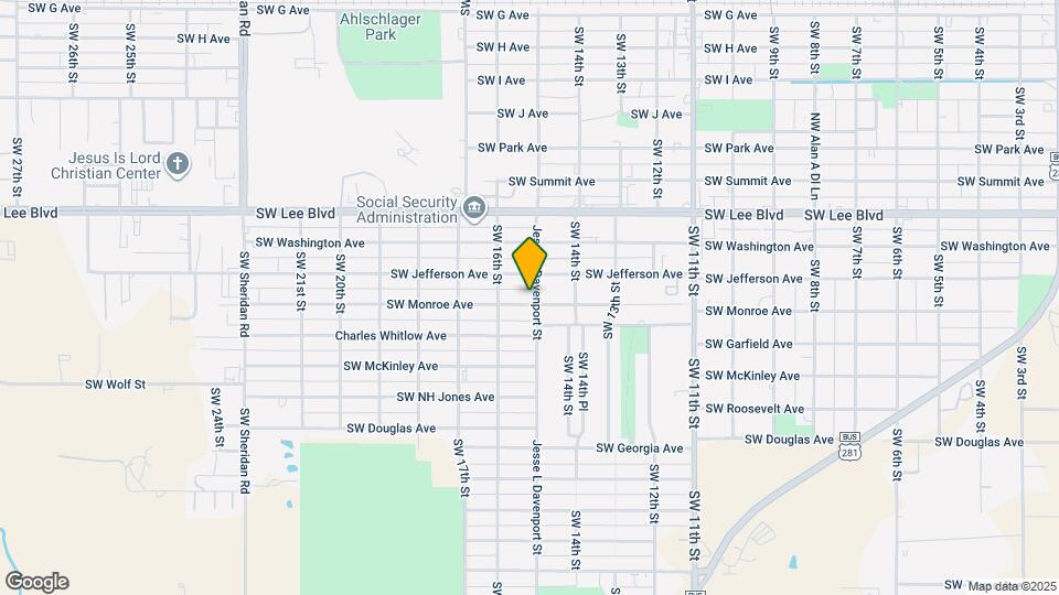 1501 SW Monroe Ave Map and Location Details
