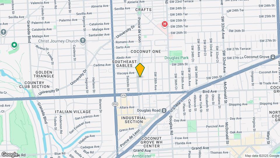 3801 Ponce de Leon Map and Location Details