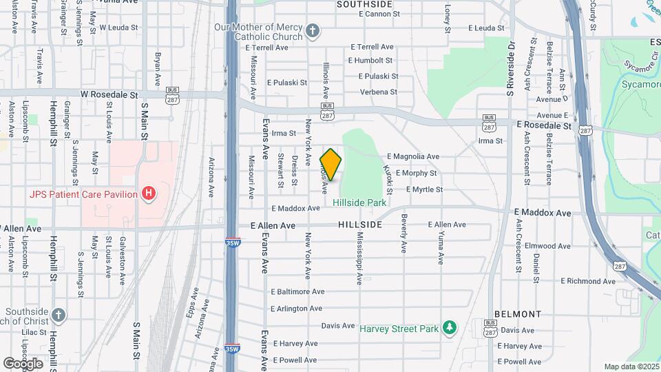 1417 Illinois Ave Map and Location Details