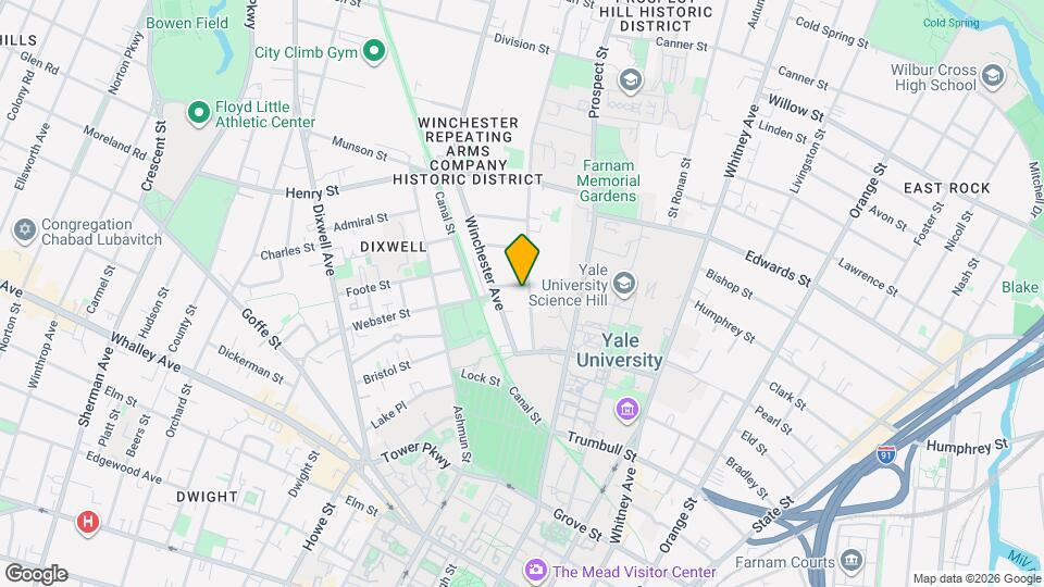 100 Mansfield St, Unit 102-2 Map and Location Details