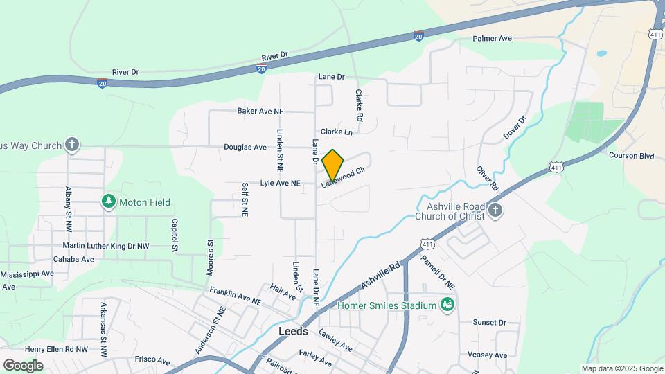 8413 Lanewood Cir Map and Location Details
