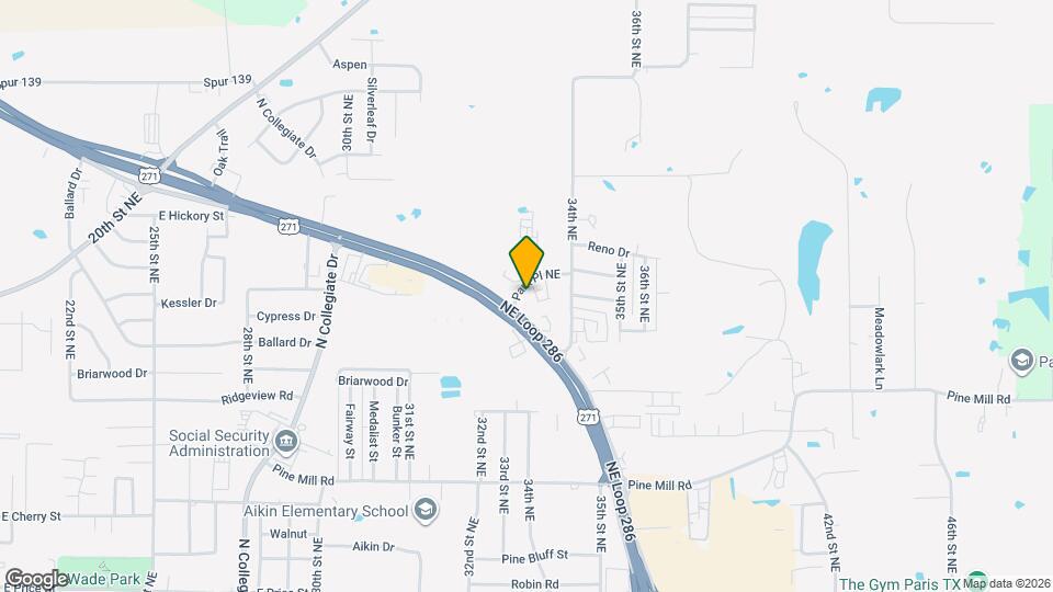 3308 Park Pl NE Map and Location Details