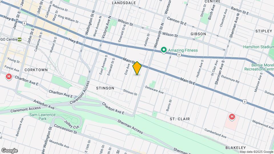 102 Grant Ave Map and Location Details