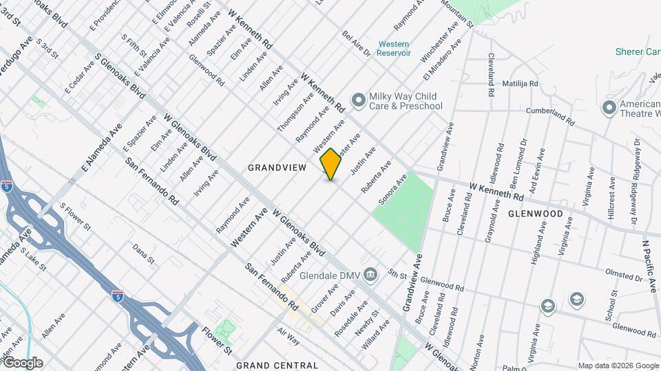 1606 Glenwood Rd Map and Location Details