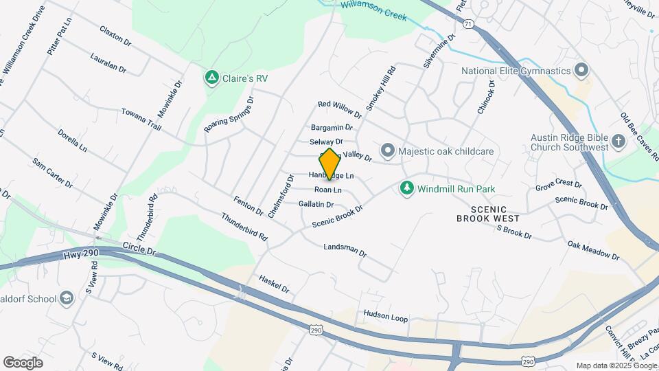 8312 Roan Ln Map and Location Details