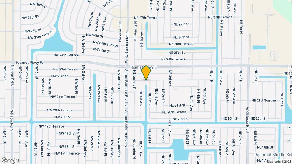 106 NE 23rd St Map and Location Details