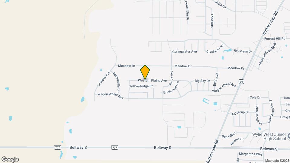 5317 Western Plains Ave Map and Location Details