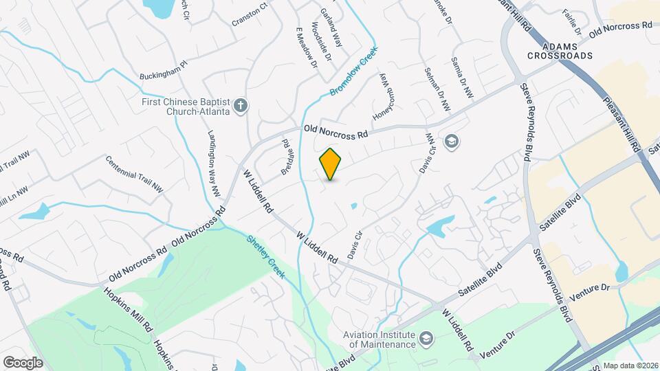 2313 Berkeley Creek Ct Map and Location Details