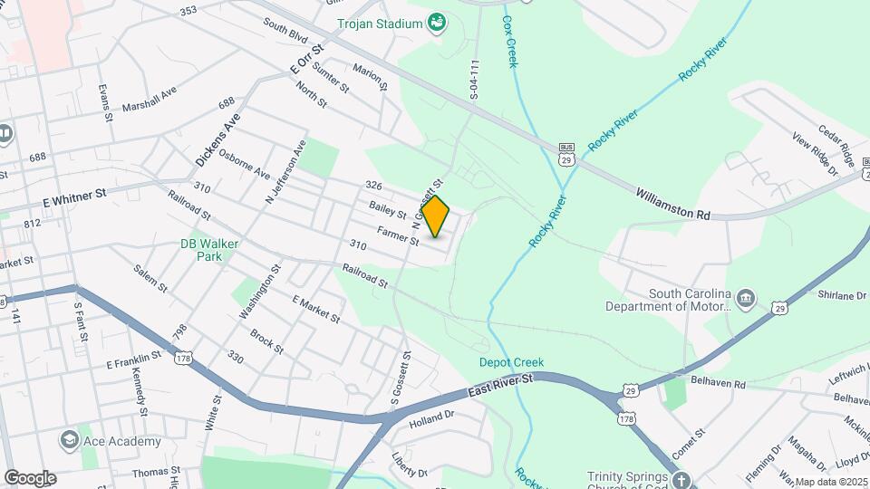 209 Farmer St Map and Location Details