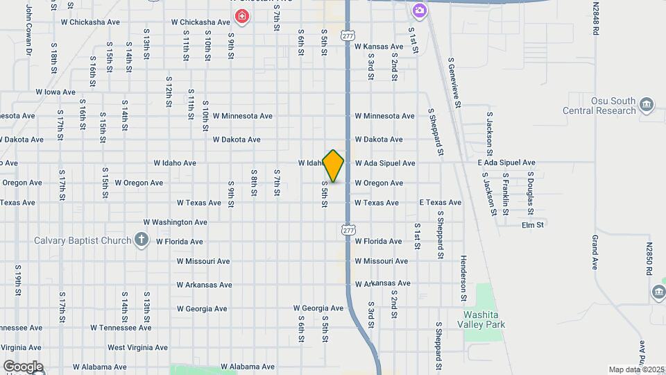 801 S 5th St Map and Location Details