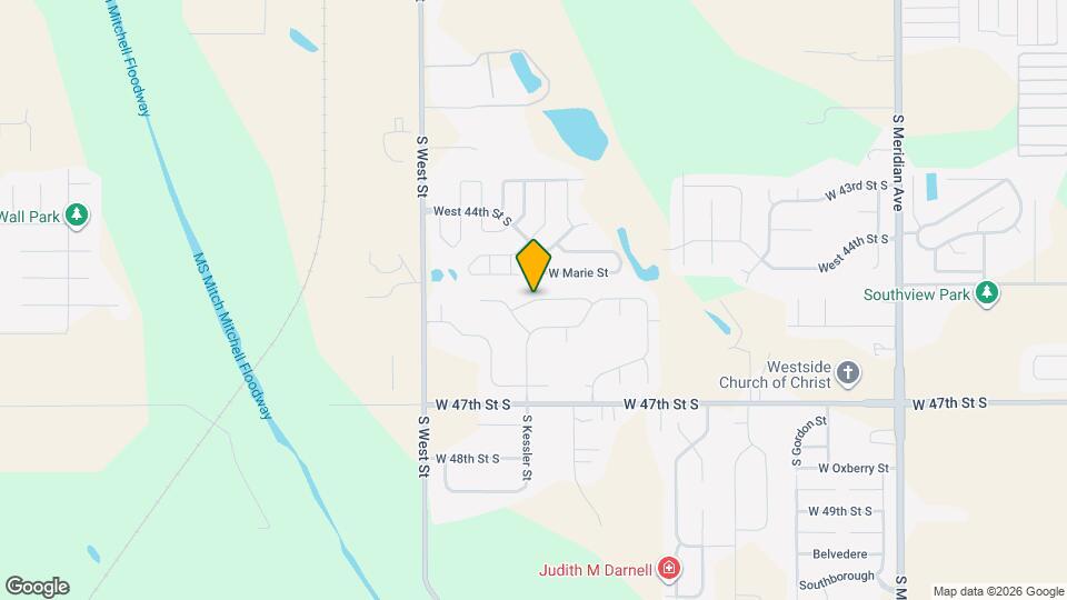 3318 W 45th St S Map and Location Details