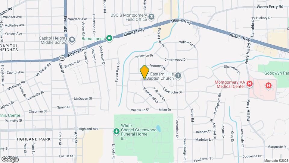401 Ridgewood Ln Map and Location Details
