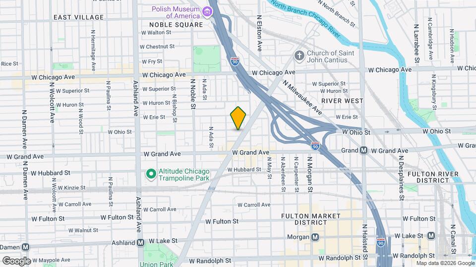 1227 W Ohio St Map and Location Details