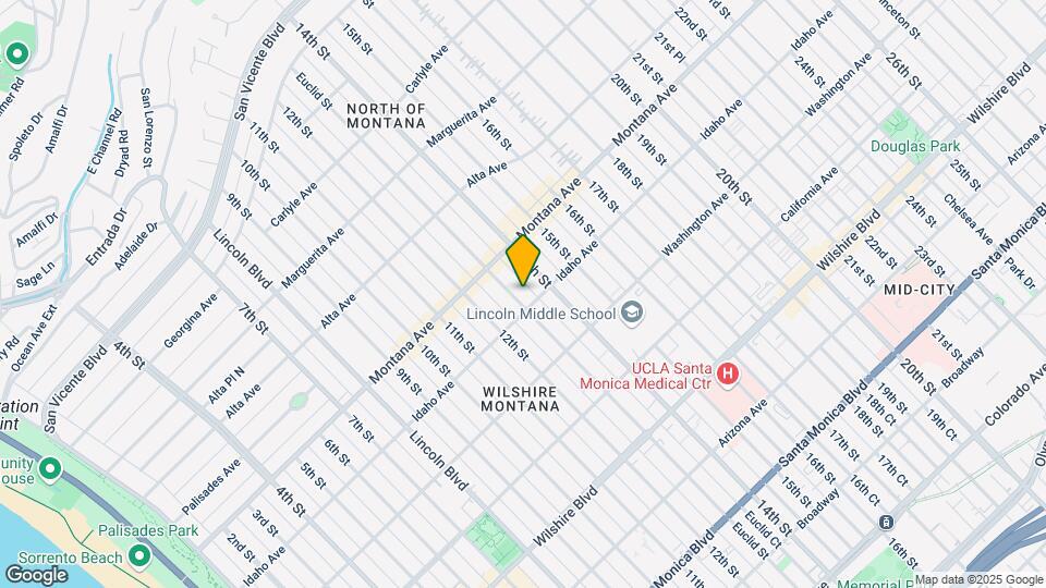 847 Euclid St Mapa y Detalles de la Ubicación