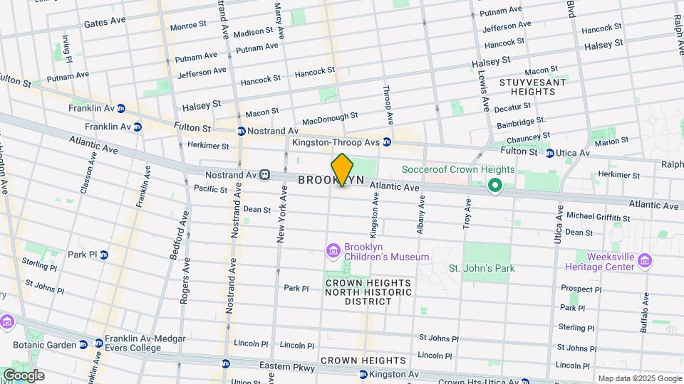 1447 Pacific St Map and Location Details