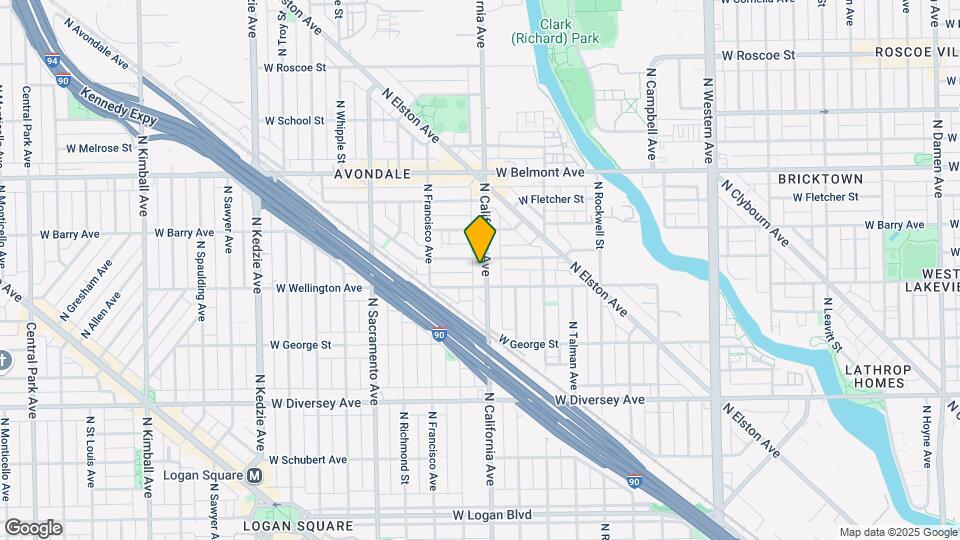 3014 N California Ave Map and Location Details
