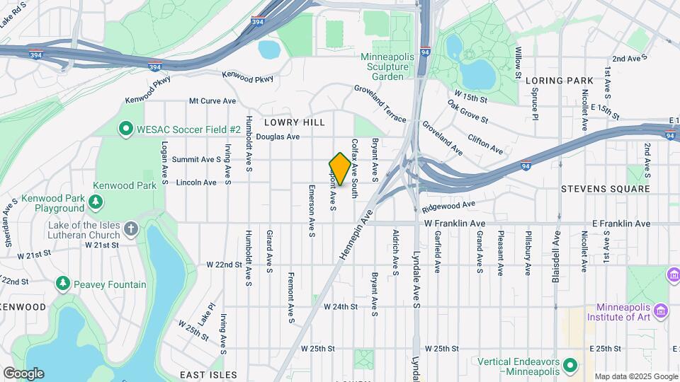 1907 DuPont Ave S, Unit Garden Apartment Map and Location Details