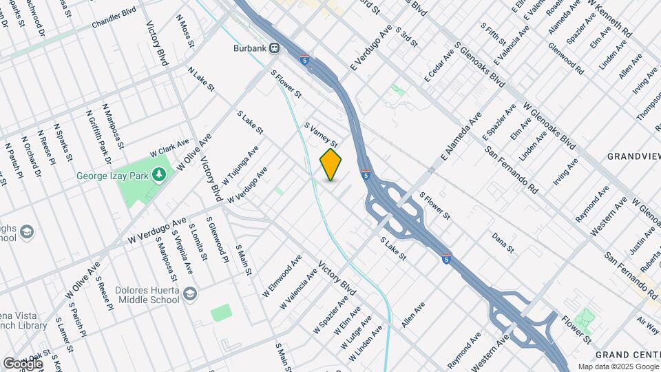 632-634 S Lake St Map and Location Details