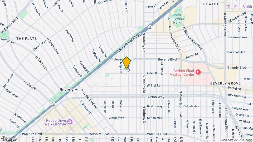 403 N Palm Dr Map and Location Details