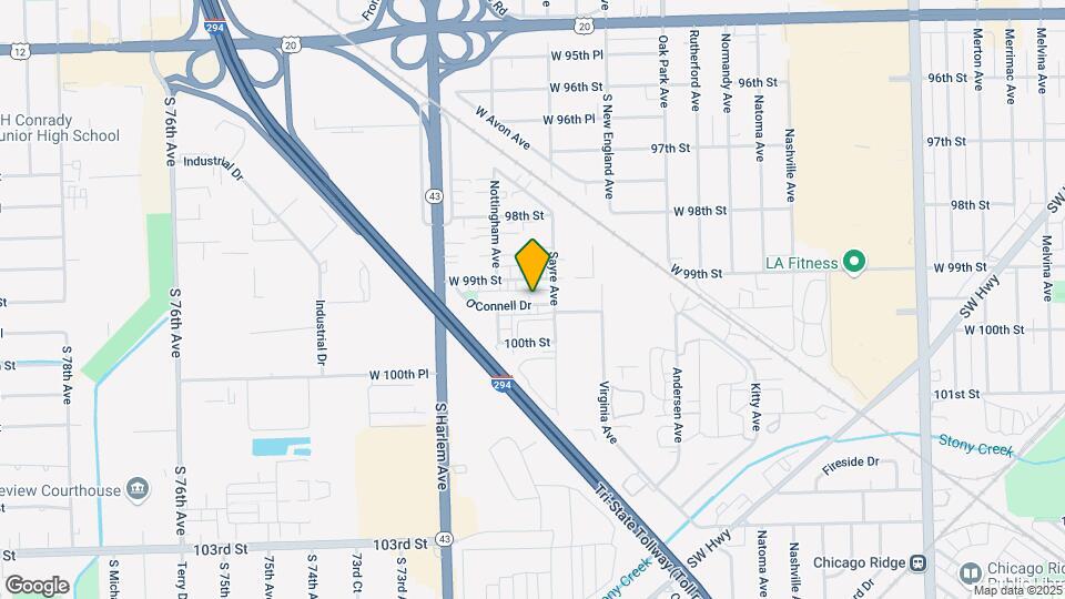 7016 Oconnell Dr Mapa y Detalles de la Ubicación