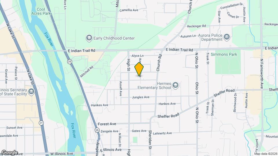 1054 Kenmore Ave Map and Location Details