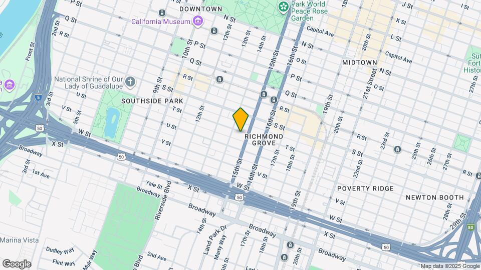 1416 T St Map and Location Details