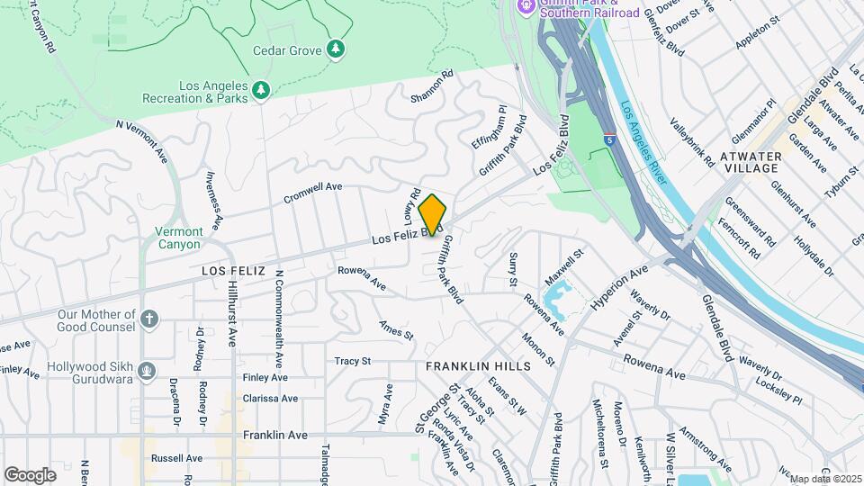 Los Feliz Arms Map and Location Details